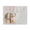 Ceba Fotózós Babamatrac 92×72 cm – Elephant Family