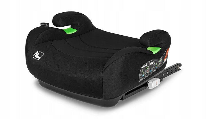 Lionelo Luuk Fix i-Size autósülés magasító ISOFIX rendszerrel – Black Carbon