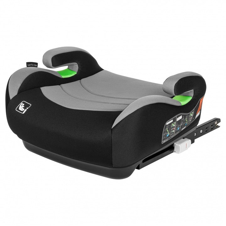 Lionelo Luuk Fix i-Size autósülés magasító ISOFIX rendszerrel – Grey Stone