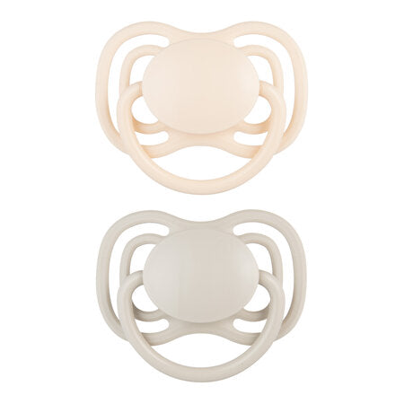Canpol babies szilikon szimmetrikus cumi 0-6 hó Dental Air 2 db krém