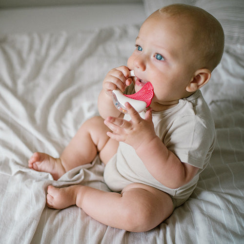 BabyOno fejlesztő csörgő és szilikon rágóka