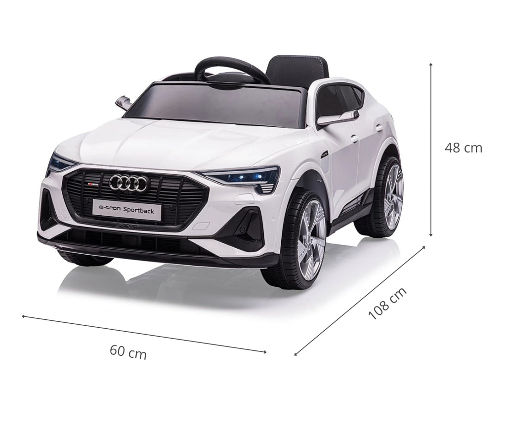 MILLY MALLY Audi E-Tron Sportback elektromos kisautó – Fehér