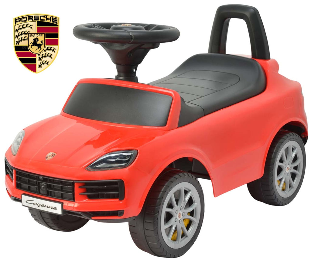Milly Mally Porsche Cayenne S bébitaxi / lábbal hajtós járgány – Piros