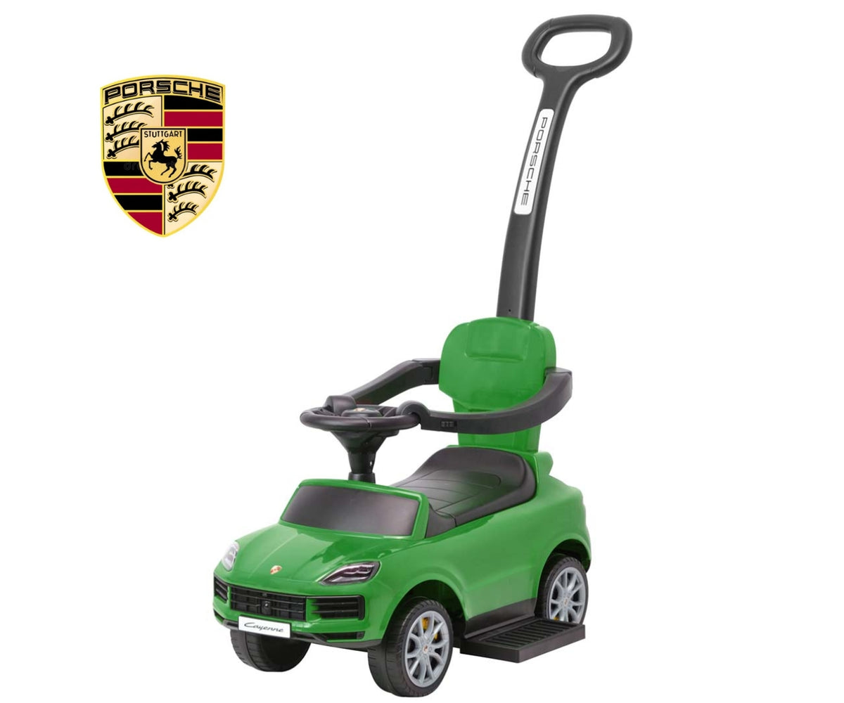 Milly Mally Porsche Cayenne tolókaros bébitaxi – Zöld