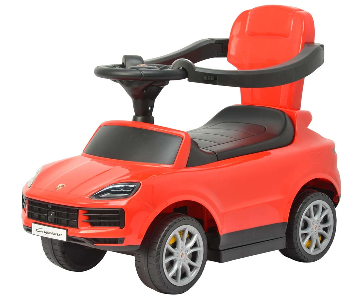 Milly Mally Porsche Cayenne tolókaros bébitaxi – Piros