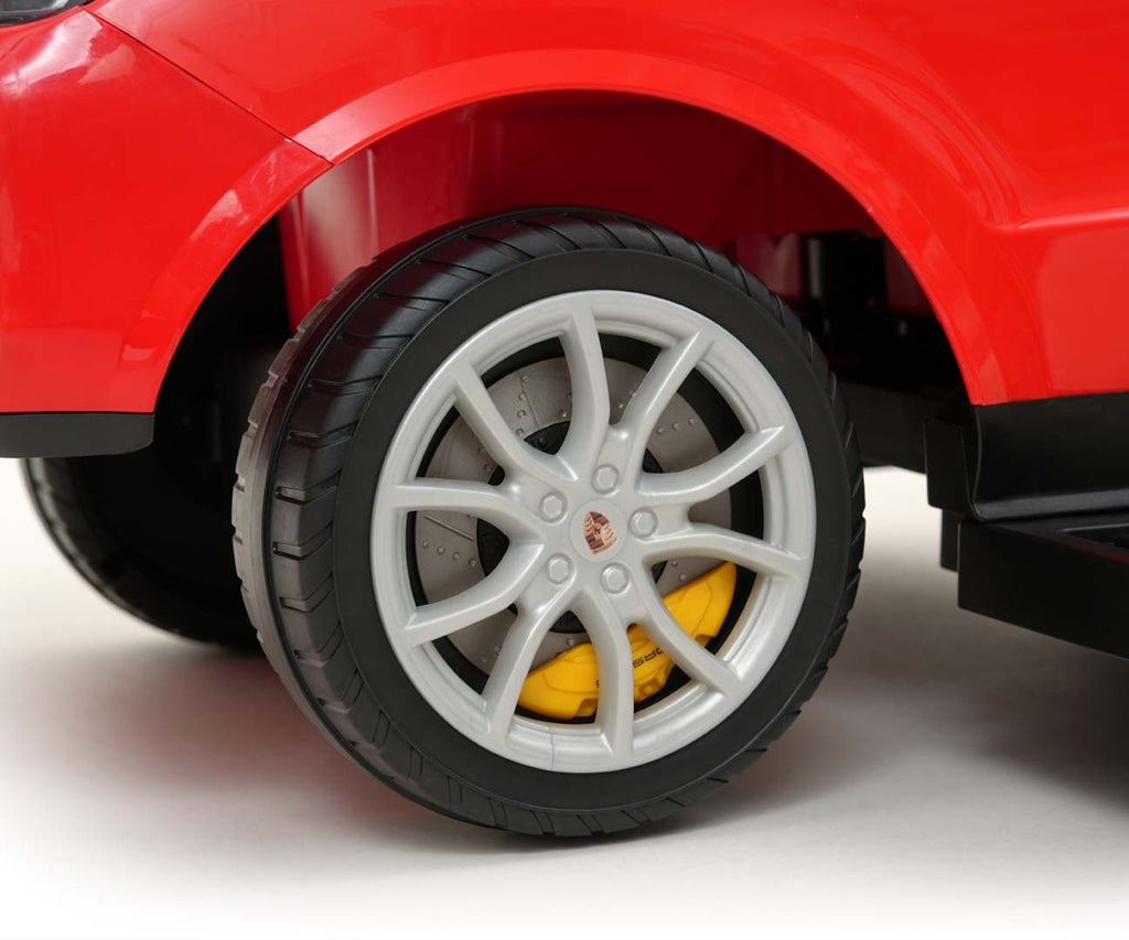 Milly Mally Porsche Cayenne tolókaros bébitaxi – Piros