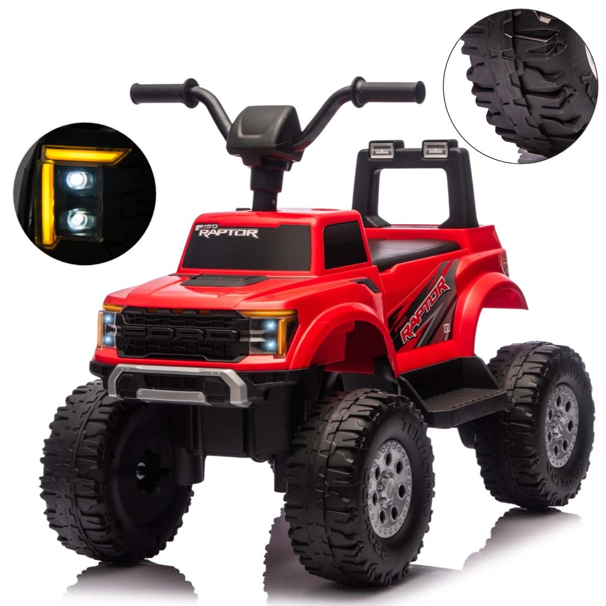 Milly Mally Ford F-150 Raptor akkumulátoros gyerekautó távirányítóval – Piros