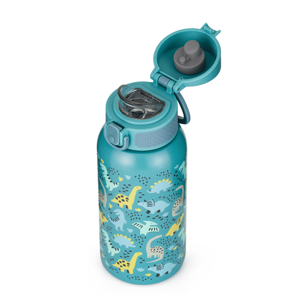 PETITE&MARS rozsdamentes acél termoszkulacs ivócsőrrel 500 ml – Kék