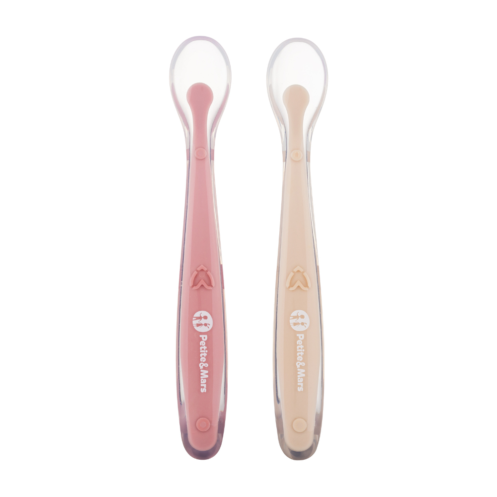 Petite&Mars TAKE&MATCH szilikon kanál szett tárolótokkal – Sand & Rose