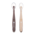 Petite&Mars TAKE&MATCH szilikon kanál szett tárolótokkal – Sand & Cocoa