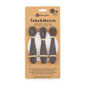 PETITE&MARS TAKE&MATCH szilikon tanulókanál szett 3 db – Bitter Cocoa