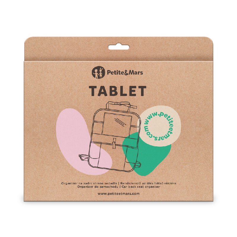 PETITE&MARS autós ülés háttámla rendszerező tablettartóval