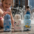 PETITE&MARS rozsdamentes acél termoszkulacs szívószállal 350 ml