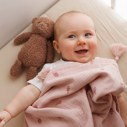 BabyOno muszlin babatakaró – Rózsaszín