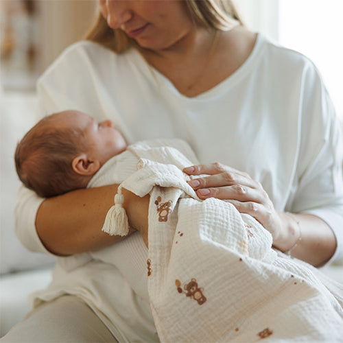 BabyOno muszlin babatakaró – Bézs