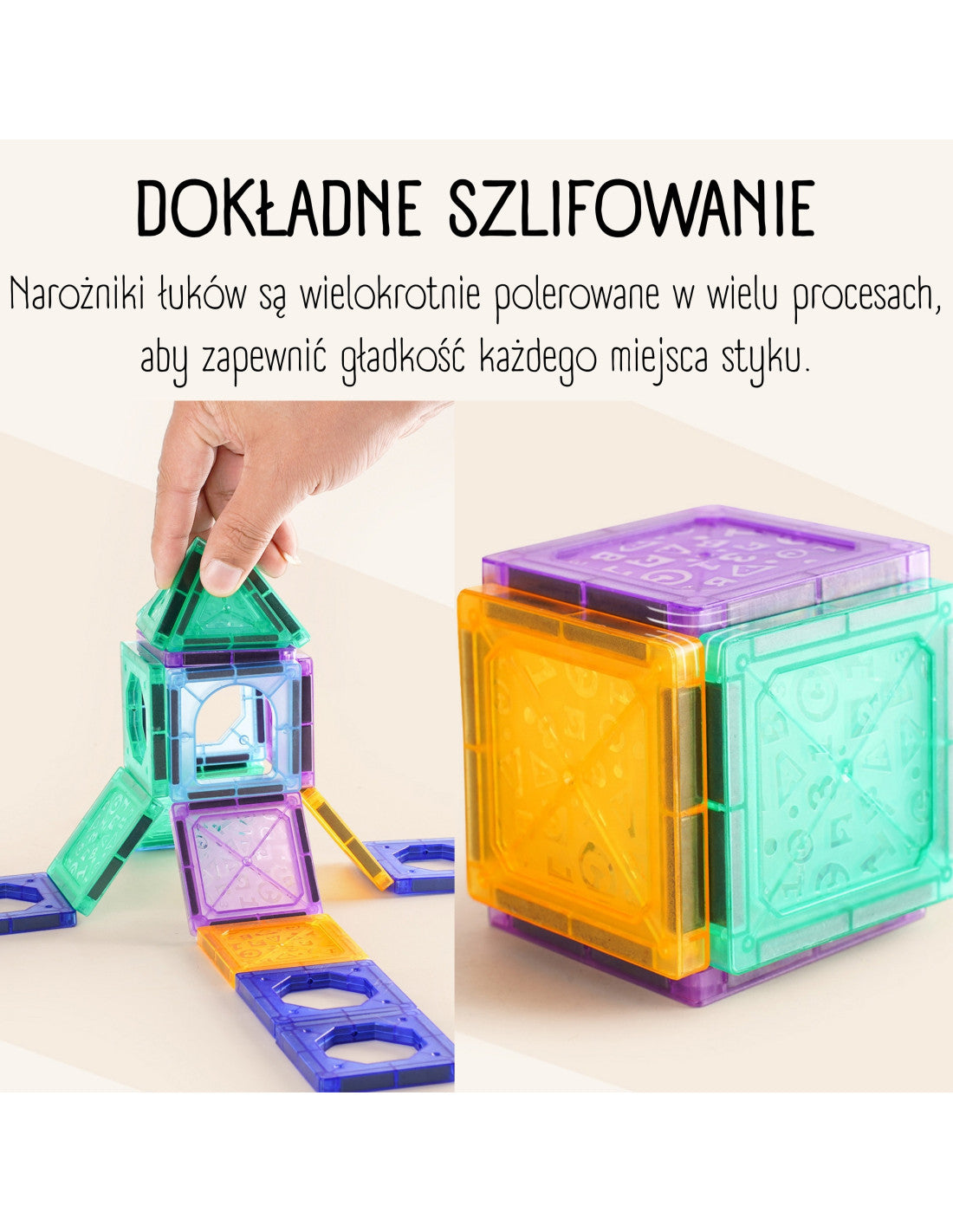 WOOPIE Mágneses építőjáték kastélyokhoz és járművekhez – 110 részes