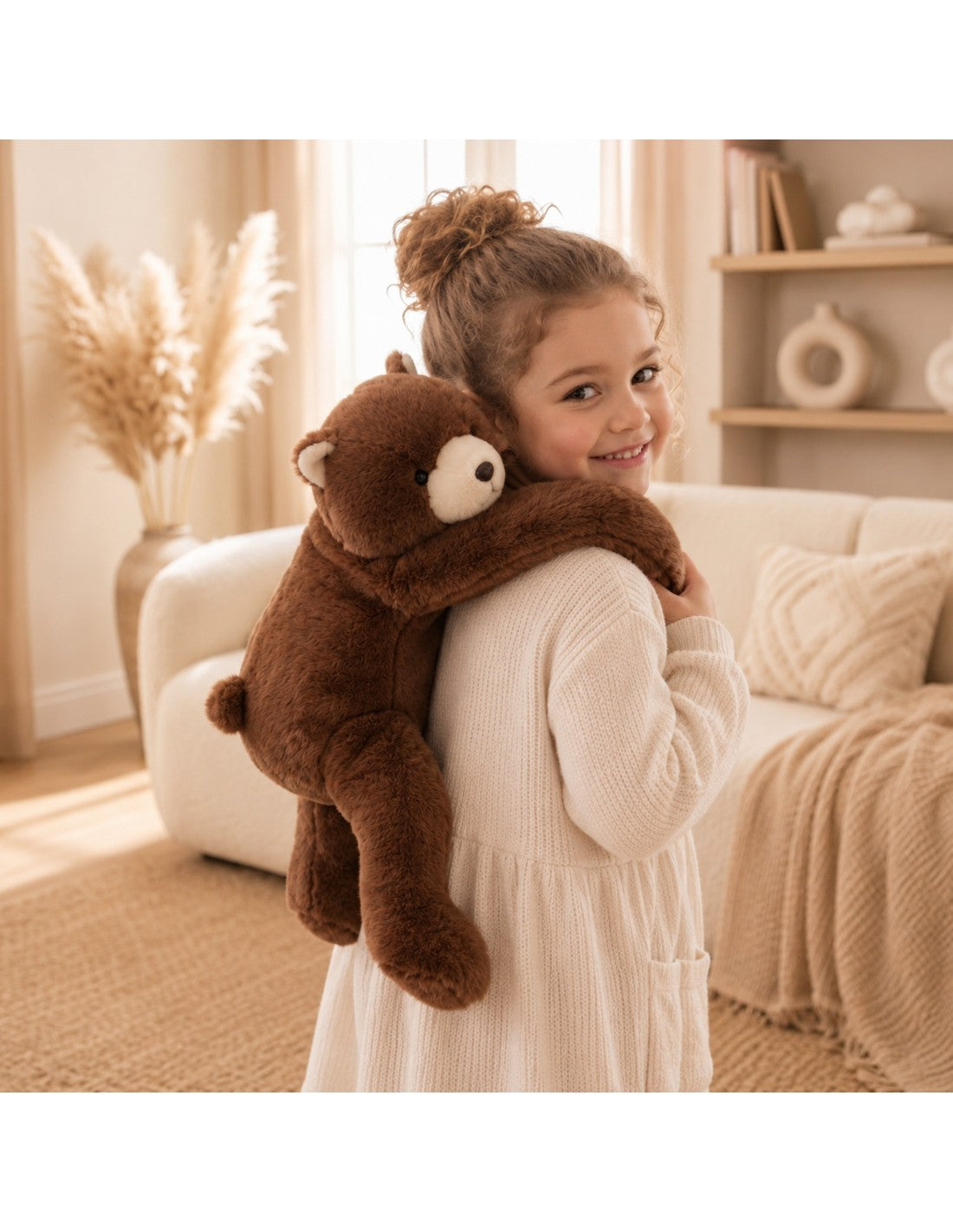 WOOPIE stresszoldó súlyozott plüss mackó – 65 cm, 1,5 kg