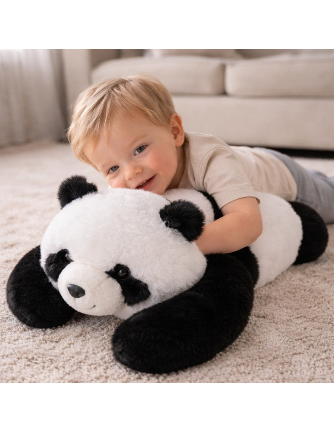 WOOPIE stresszoldó súlyozott plüss panda – 65 cm, 1,5 kg