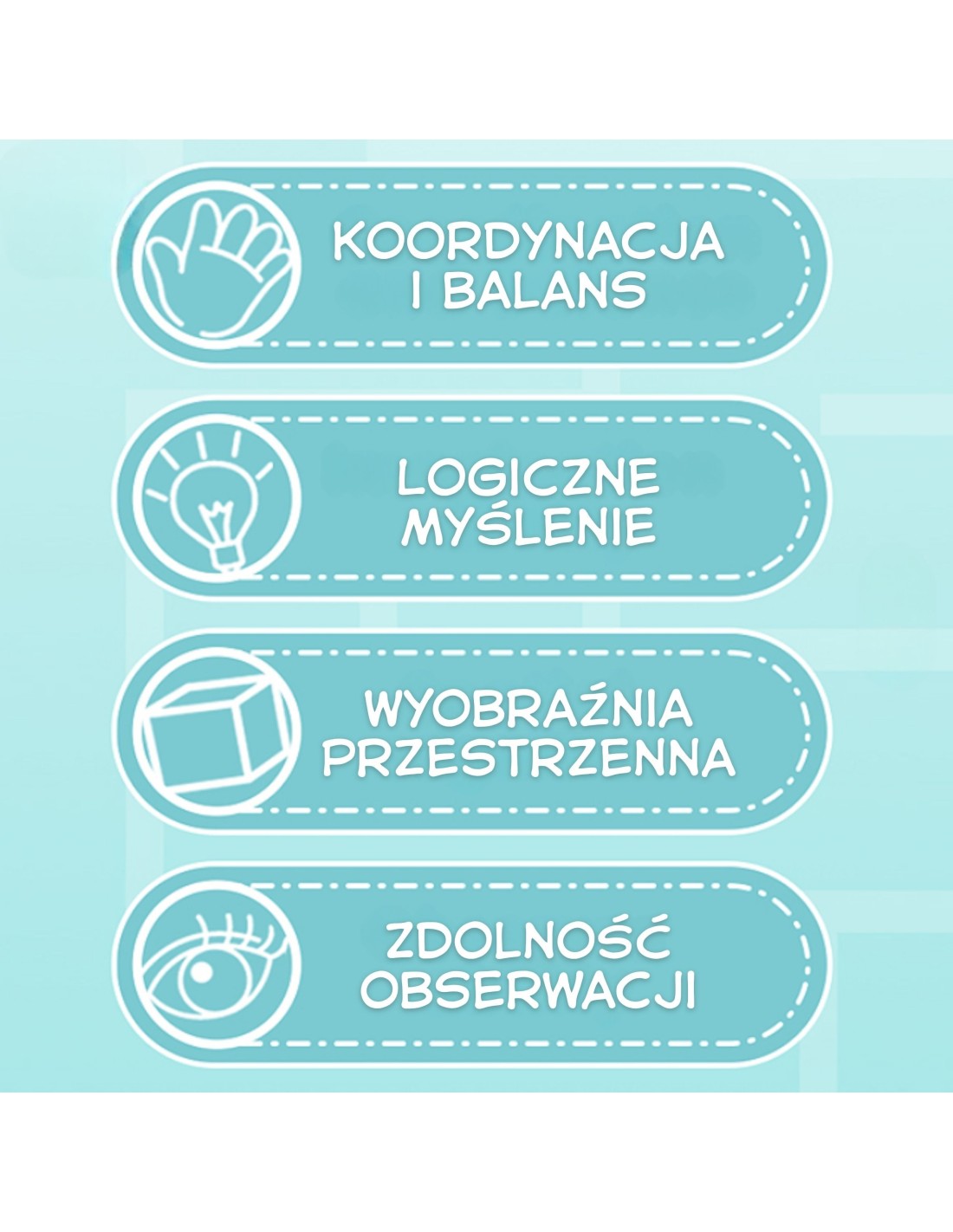 WOOPIE 3D labirintusgolyó ügyességi játék – Zöld
