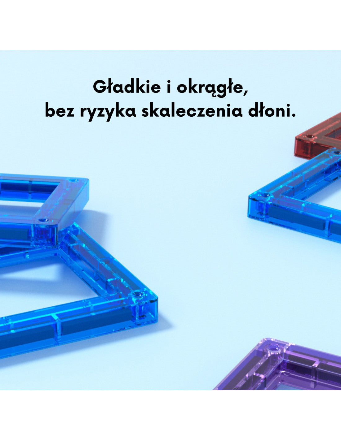 WOOPIE Betűtanuló mágneses építőjáték – 70 részes