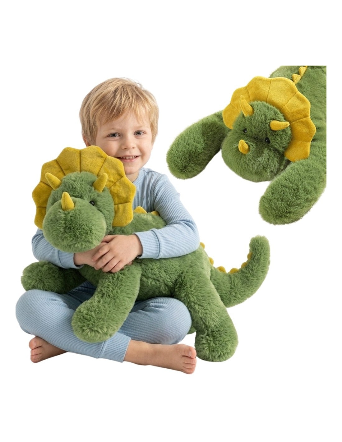WOOPIE stresszoldó súlyozott plüss dinoszaurusz – 65 cm, 1,5 kg