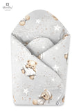 MIMINU Design pamut babapólya 75 × 75 cm – Szürke