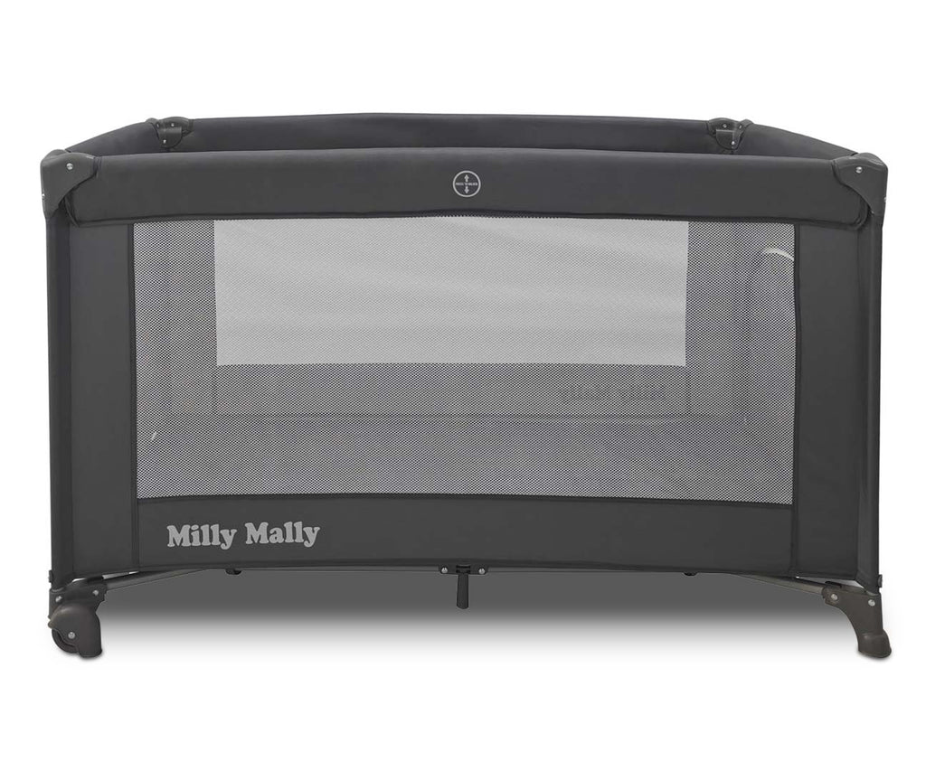 MILLY MALLY Mirage utazóágy és járóka – Sötétszürke
