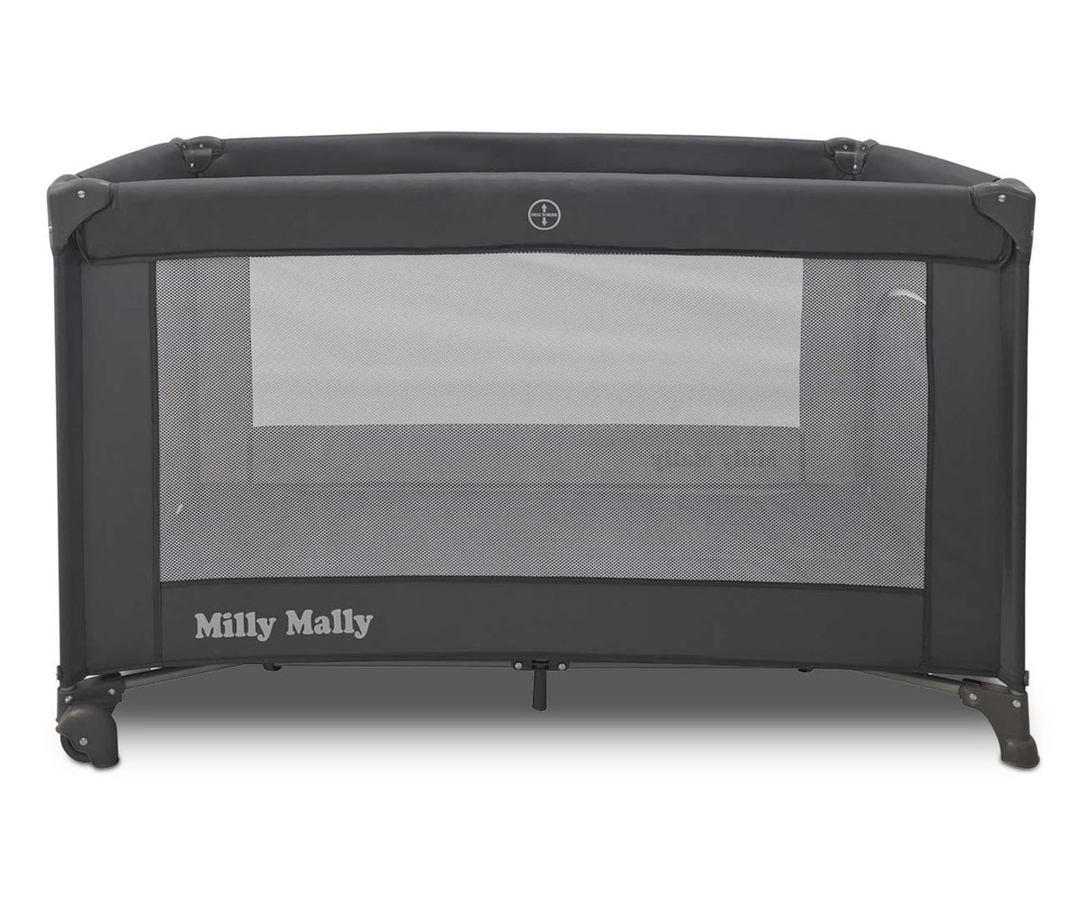 MILLY MALLY Mirage utazóágy és járóka – Sötétszürke