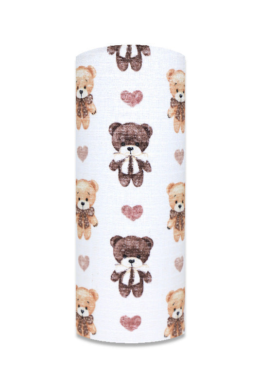 EGA KIDS mintás textilpelenka-mackó masnival- 70x80 cm