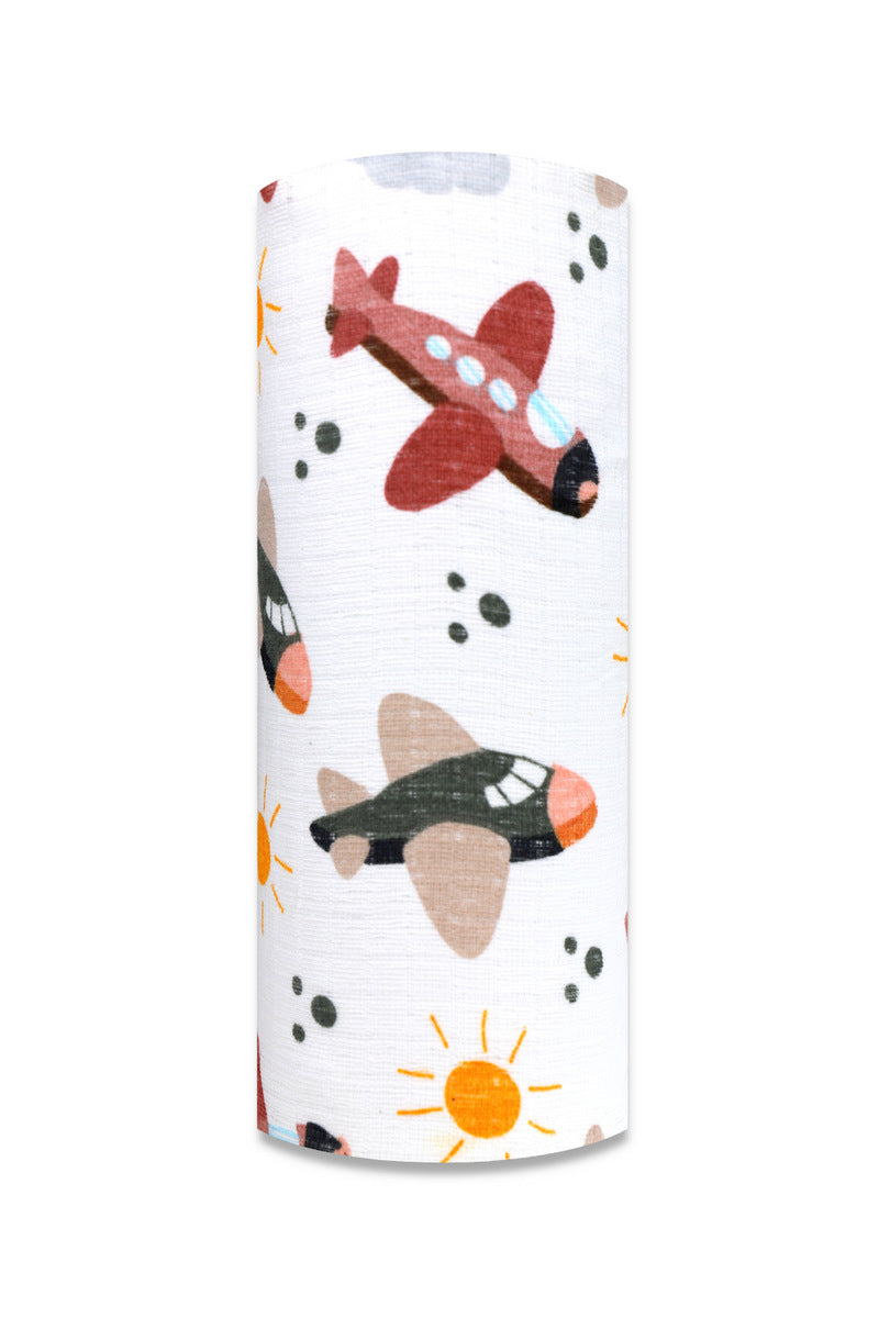 EGA KIDS mintás textilpelenka-repülők- 70x80 cm