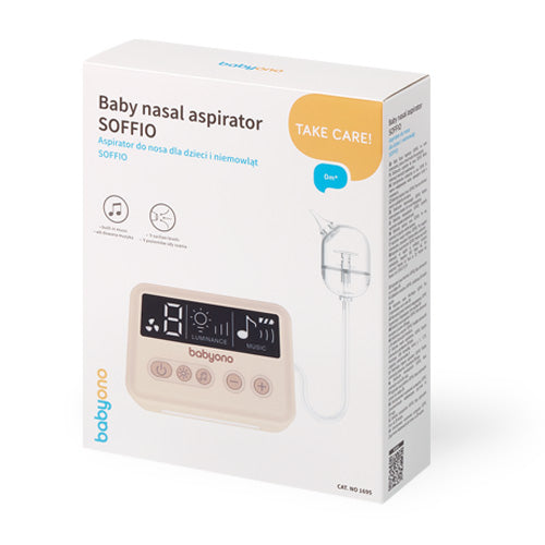 BabyOno Soffio elektromos orrszívó 9 szívóerő-fokozattal – Újszülöttkortól