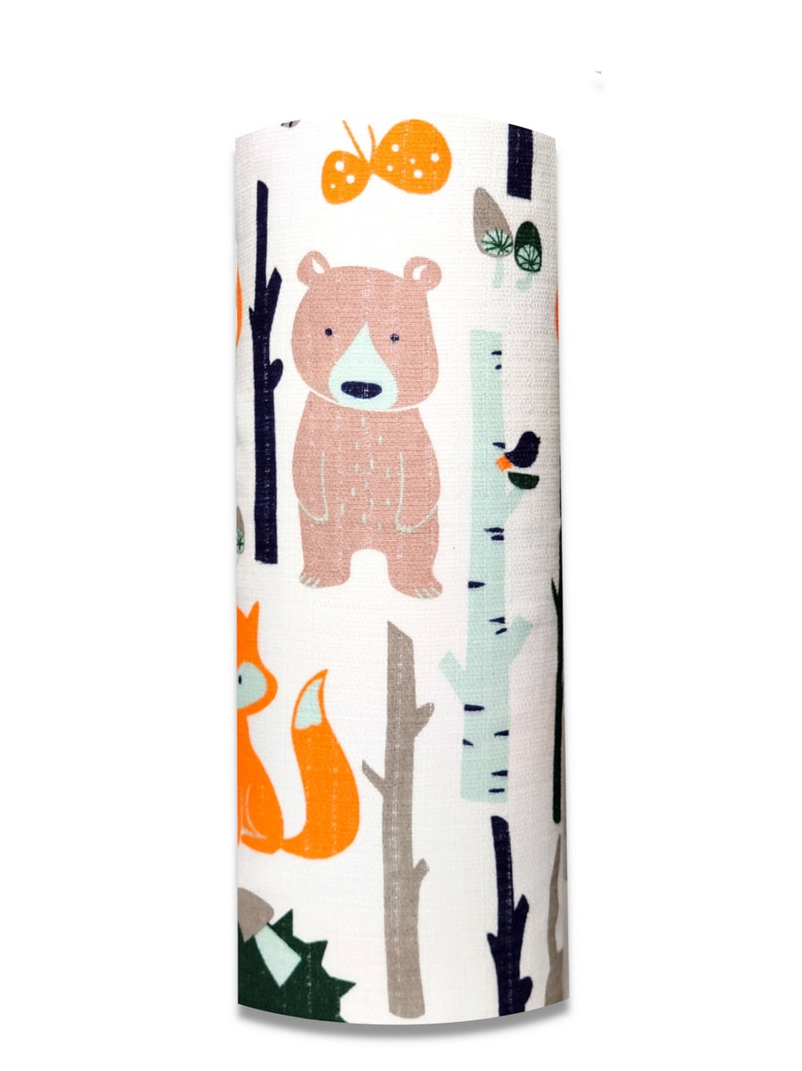 EGA KIDS mintás textilpelenka-élet az erdőben- 70x80 cm