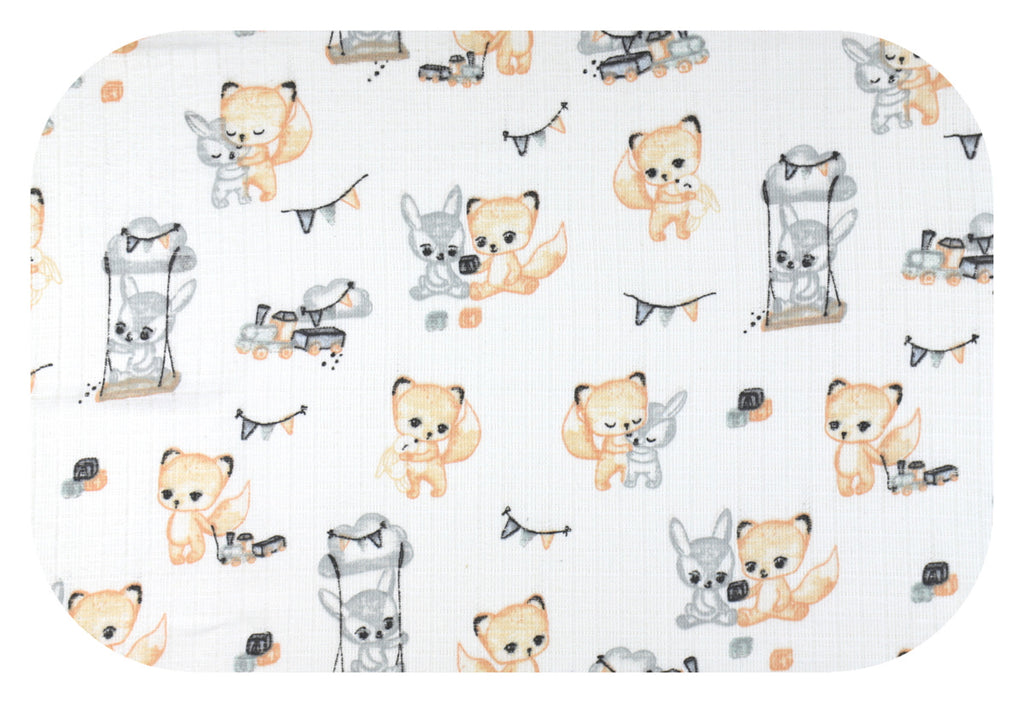 EGA KIDS mintás textilpelenka-állati móka- 70x80 cm