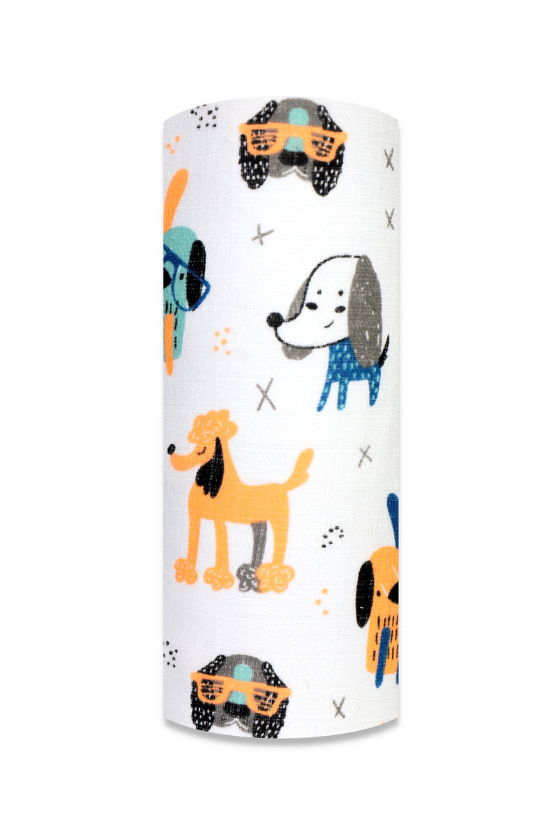 EGA KIDS mintás textilpelenka-kutyás élet- 70x80 cm