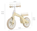MILLY MALLY Qplay Tech futóbicikli – Krém