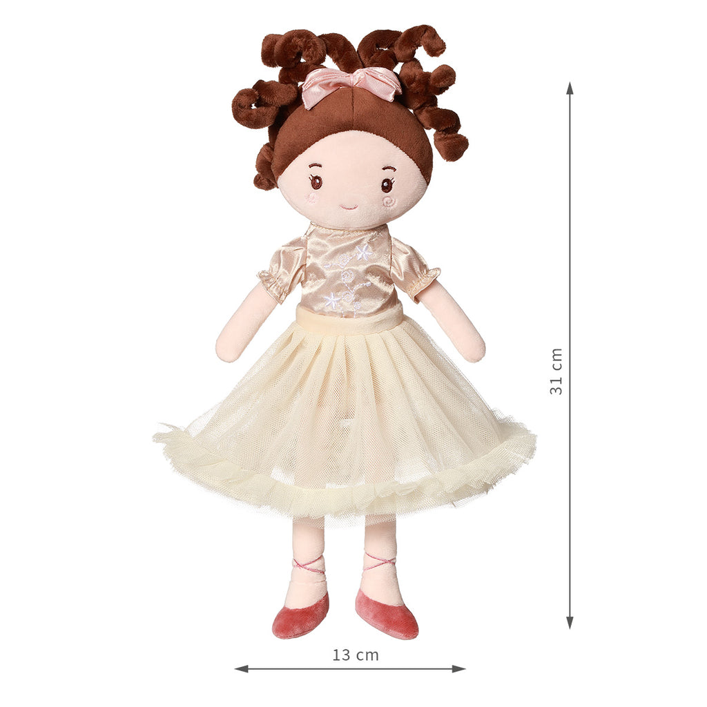 BabyOno Polly puha hercegnő rongybaba 31 cm – Újszülöttkortól