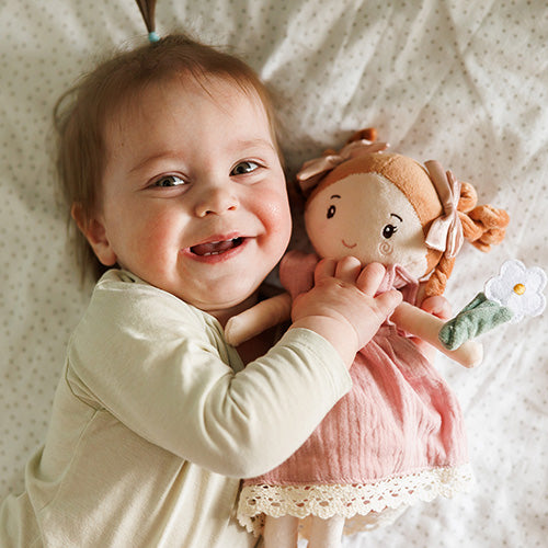 BabyOno Lily puha rongybaba 31 cm – Újszülöttkortól