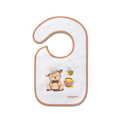 BabyOno frottír előke vízhatlan hátoldallal – 23 × 37 cm