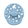 Mombella Fancy szimmetrikus szilikon cumi tárolótokkal – Ice Blue, 0 hó+