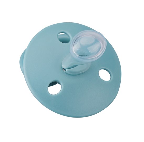 Mombella Fancy szimmetrikus szilikon cumi tárolótokkal – Nile Blue, 0 hó+