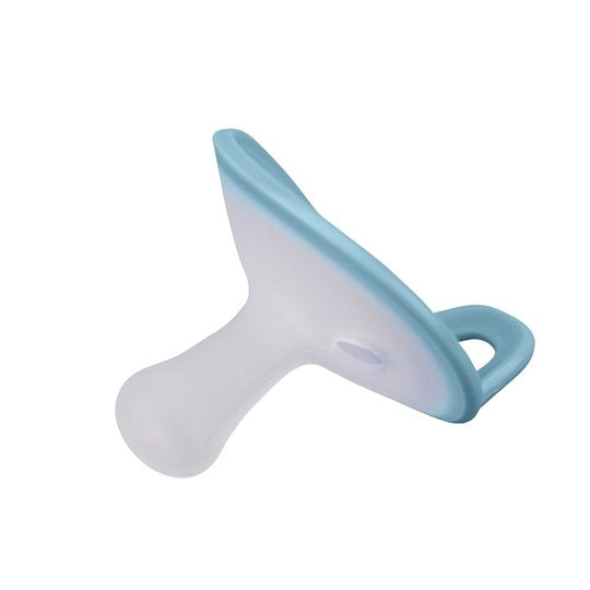 Mombella ultrakönnyű szimmetrikus szilikon cumi tárolótokkal – Nile Blue, 0 hó+