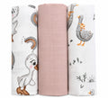 EGA KIDS muszlin textilpelenka 60x80 cm – 3 db-os szett – 77