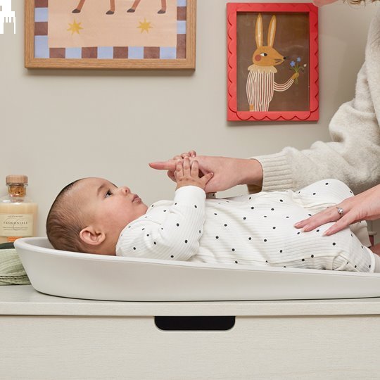 Shnuggle puha habszivacs pelenkázóalátét 69 × 45 cm – Elefántcsont