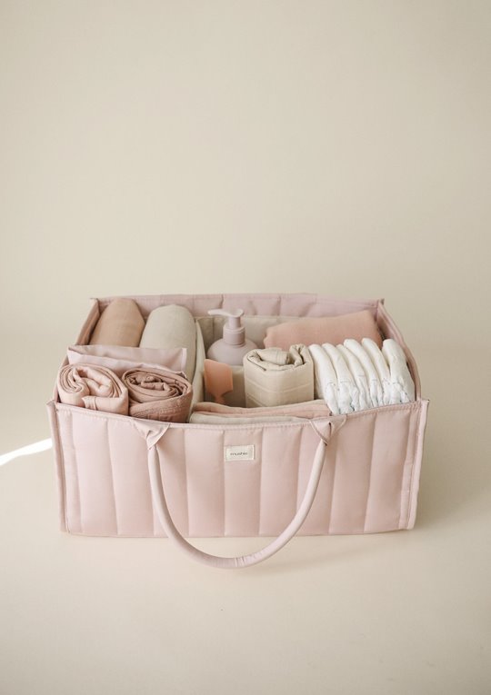 Mushie pelenkatároló rendszerező kivehető elválasztókkal – Blush
