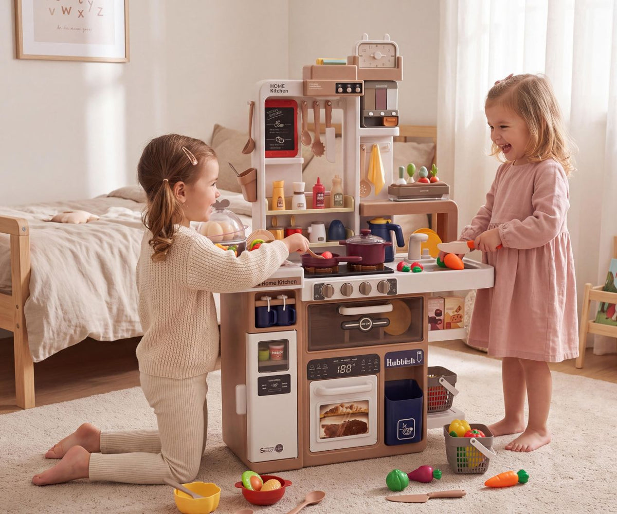 TinyMini interaktív játékkonyha – Bézs