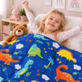 Tullo - Szenzoros súlyozott takaró gyerekeknek - 3 kg - 100 × 150 cm - Kék
