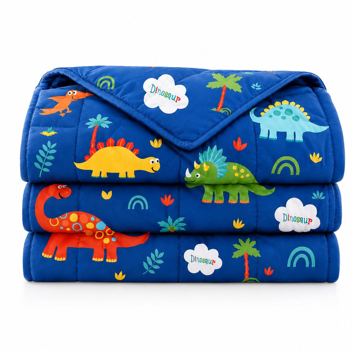 Tullo - Szenzoros súlyozott takaró gyerekeknek - 3 kg - 100 × 150 cm - Kék
