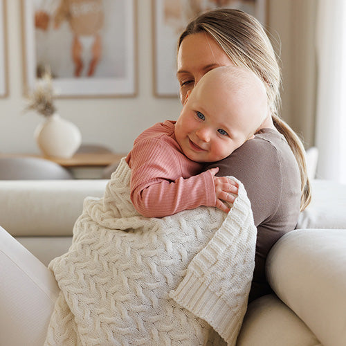 BabyOno merinó gyapjú babatakaró – Ekrü-75×100 cm