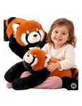 WOOPIE stresszoldó súlyozott plüss vörös panda – 65 cm, 1 kg