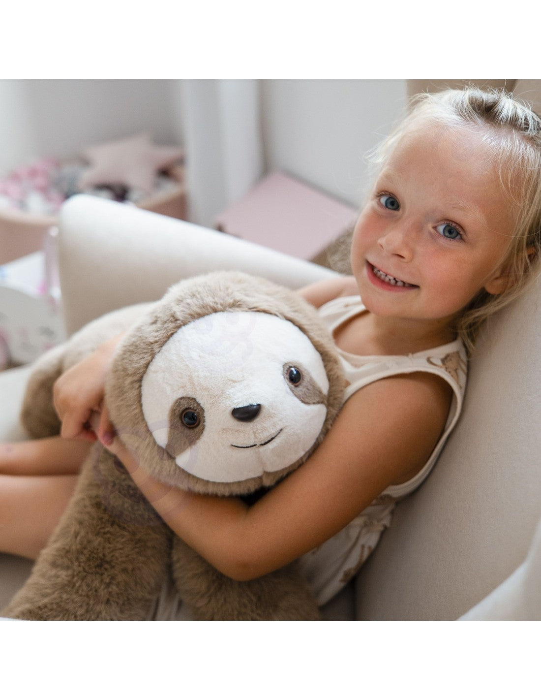 WOOPIE stresszoldó súlyozott plüss lajhár – 65 cm, 1 kg
